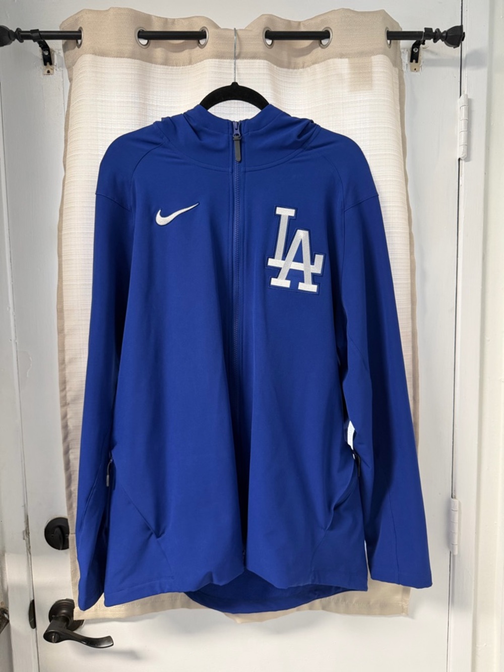 Men’s Nike L.A. Dodgers Authentic Collection Therma-Fit Full‑Zip Hoodie Jacket